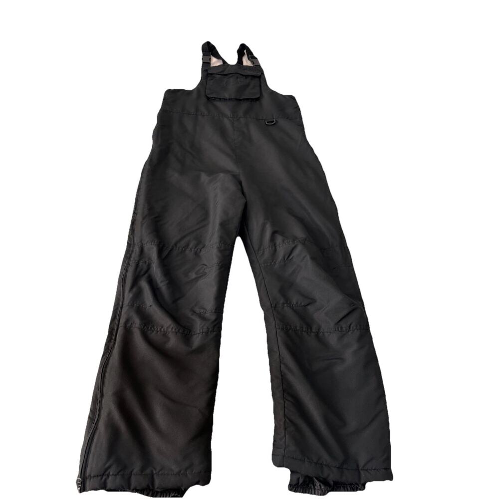 Arctic Quest Men’s Insulated Water Resistant Ski Snow Bib Pants Black Medium